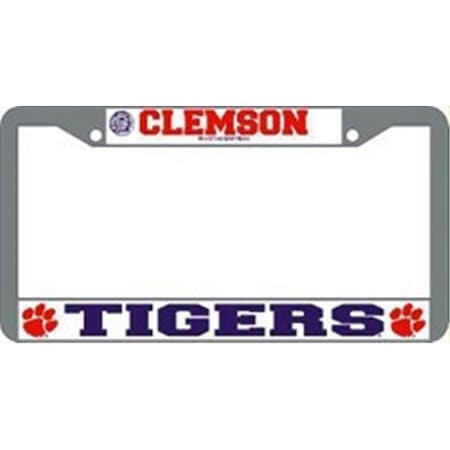 Rico Industries Clemson Tigers License Plate Frame Chrome 9474603641